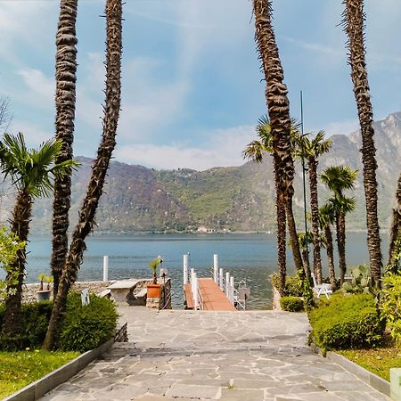 Luganersee, Pool, Strand, Parkplatz, Suite 204 Bissone Eksteriør bilde
