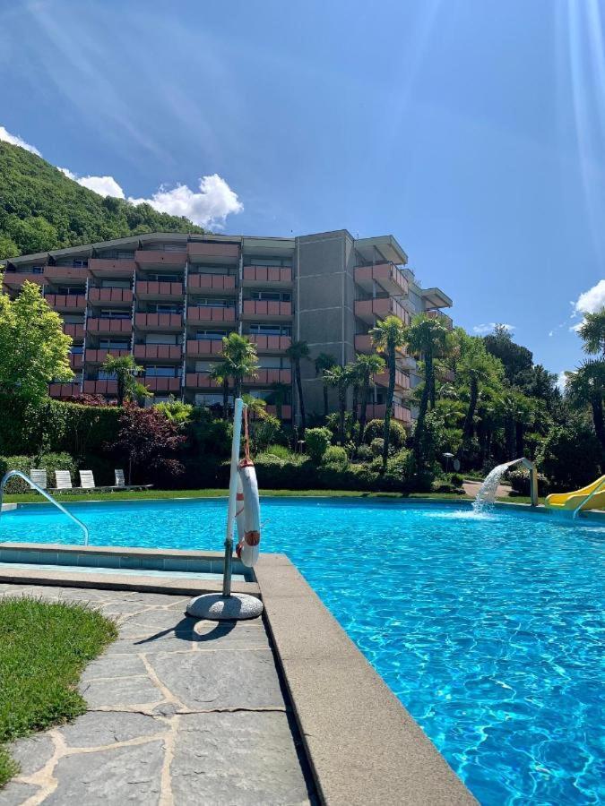 Luganersee, Pool, Strand, Parkplatz, Suite 204 Bissone Eksteriør bilde