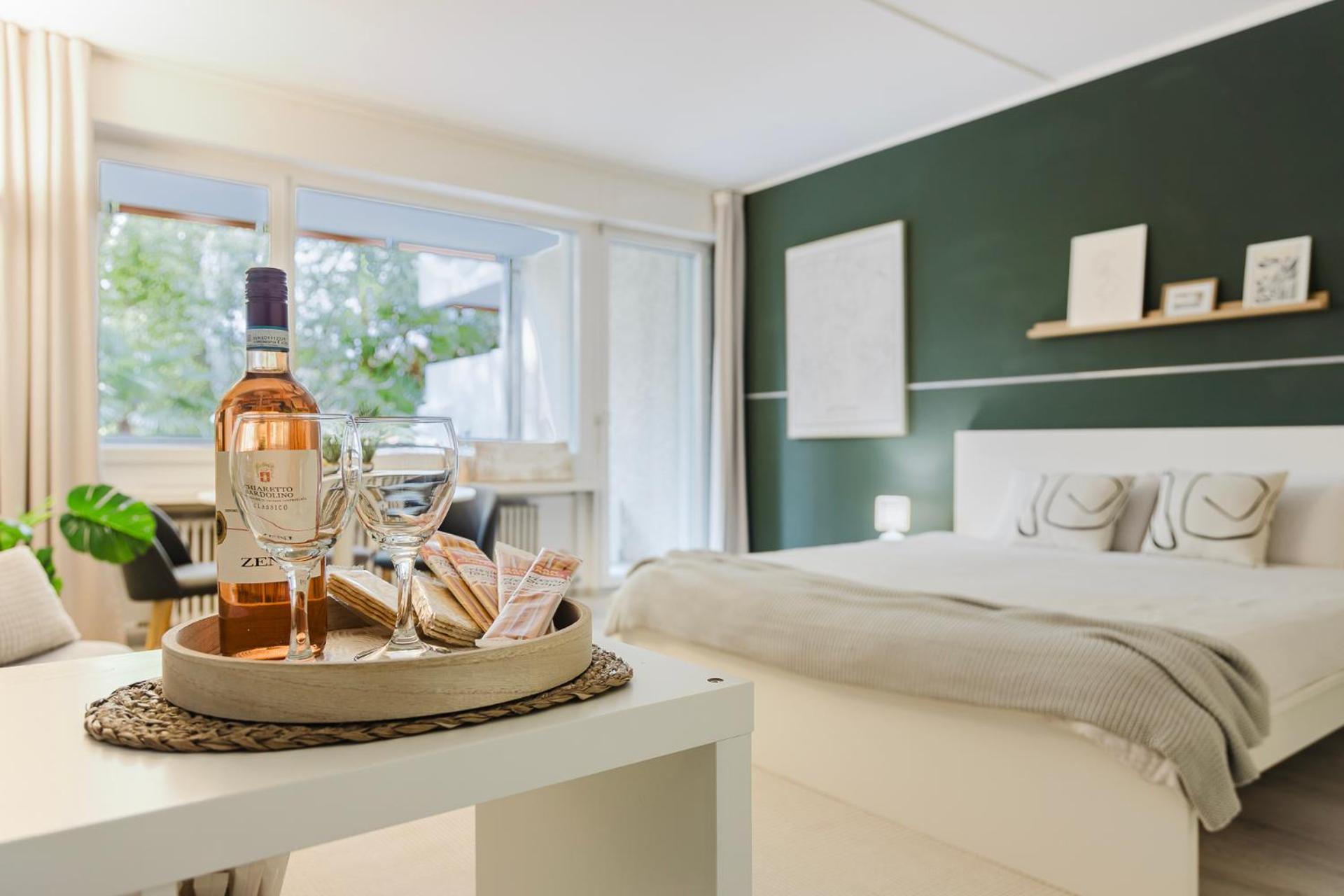 Luganersee, Pool, Strand, Parkplatz, Suite 204 Bissone Eksteriør bilde