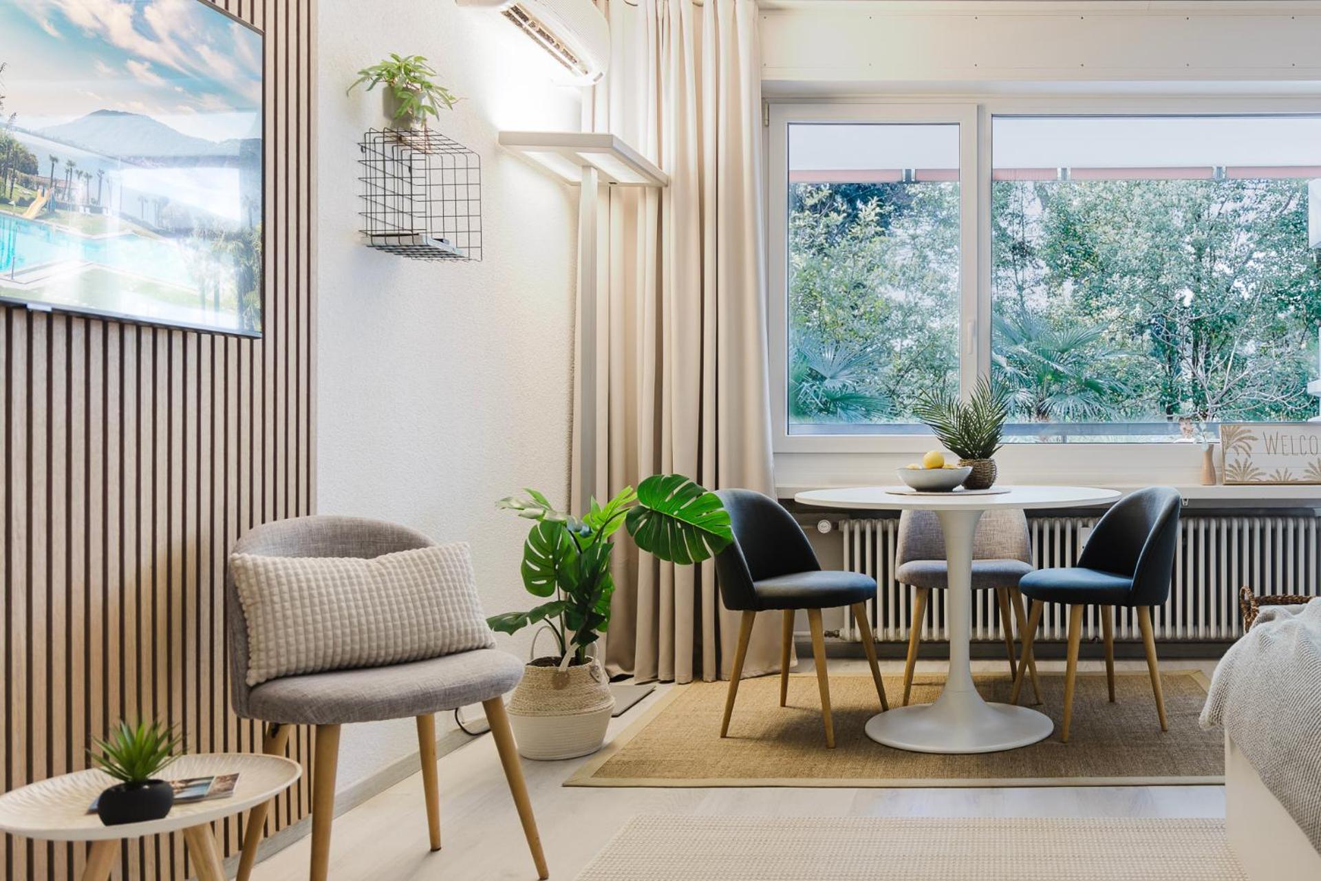 Luganersee, Pool, Strand, Parkplatz, Suite 204 Bissone Eksteriør bilde